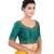 Green Silk readymade blouse