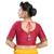 Maroon Silk readymade blouse