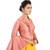 Peach Silk readymade blouse