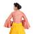 Peach Silk readymade blouse