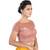Peach Organza readymade blouse