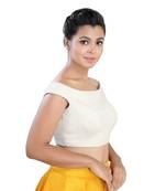 White Silk readymade blouse