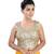 Gold Silk readymade blouse