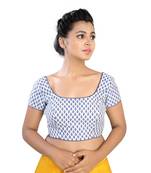White Silk readymade blouse