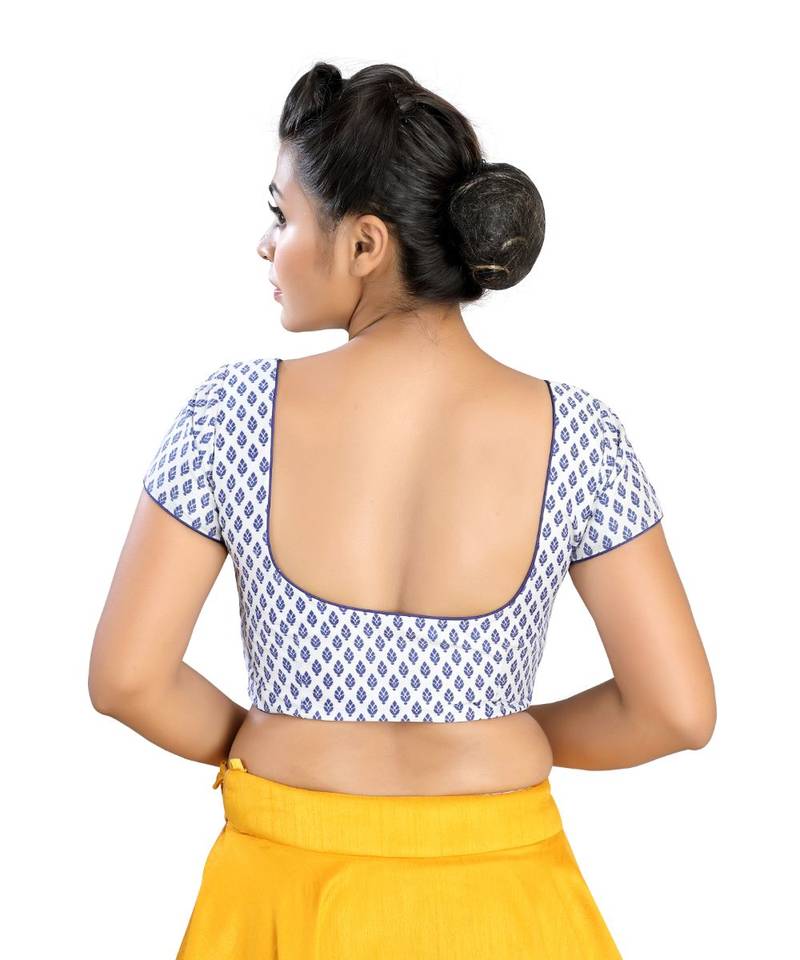 White Silk readymade blouse