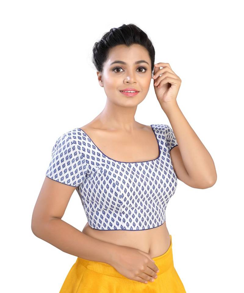 White Silk readymade blouse