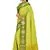 Light green woven art silk saree with blouse