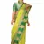 Light green woven art silk saree with blouse