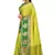 Light green woven art silk saree with blouse