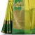 Light green woven art silk saree with blouse