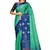 Green woven art silk saree with blouse