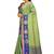 Turquoise woven art silk saree with blouse
