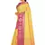 Mustard woven art silk saree with blouse