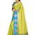 Green woven art silk saree with blouse