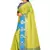 Green woven art silk saree with blouse