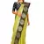 Light green woven art silk saree with blouse