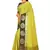Light green woven art silk saree with blouse