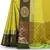 Light green woven art silk saree with blouse