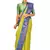 Light green woven art silk saree with blouse