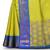 Light green woven art silk saree with blouse