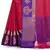 Pink woven art silk saree with blouse