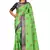 Green woven art silk saree with blouse
