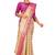Beige woven art silk saree with blouse