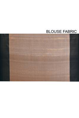 Silver woven art silk saree with blouse 4