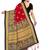 Multicolor printed silk saree with blouse