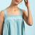 Janasya Green woven blended cotton cotton tops
