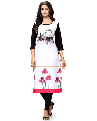 Multicolor printed crepe ethnic-kurtis 4