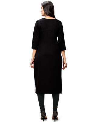 Multicolor printed crepe ethnic-kurtis 5