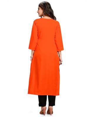 Multicolor printed crepe ethnic-kurtis 5