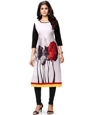 Multicolor printed crepe ethnic-kurtis 2