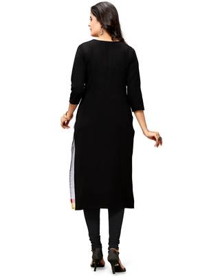 Multicolor printed crepe ethnic-kurtis 3
