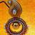 Paisley Pearl Golden Polki Earring PSEAZ014WH