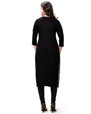 Multicolor printed crepe ethnic-kurtis 5