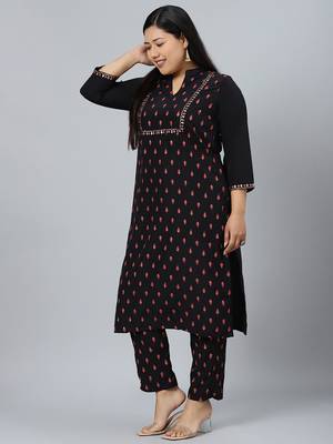 Black printed crepe kurtas-and-kurtis 2