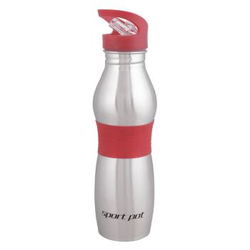 NFI essentials Steel Sports Bottle 600ml for Student School College Office Gym Travel Leisure 1