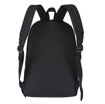LeeRooy Print Plain Black Backpack 3