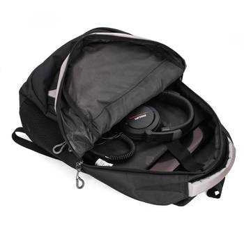 LeeRooy Blue & Black Multi Pocket Big Laptop Backpack 4
