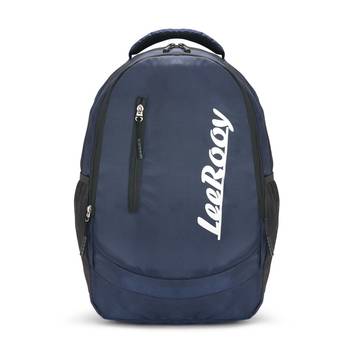 LeeRooy Blue Soft Fabric Laptop Bag 1