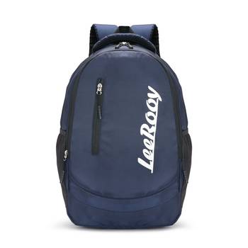 LeeRooy Blue Soft Fabric Laptop Bag 2