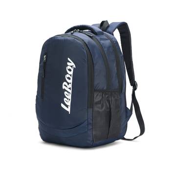 LeeRooy Blue Soft Fabric Laptop Bag 3