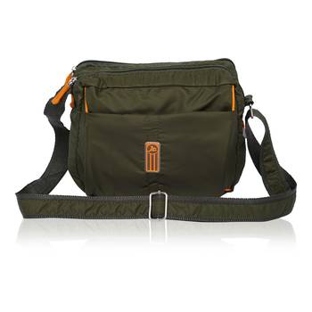 NFI essentials Men's Sling Bag Stylish Cross Body Travel Office Business Messenger Bag for Men Women (Green) 2