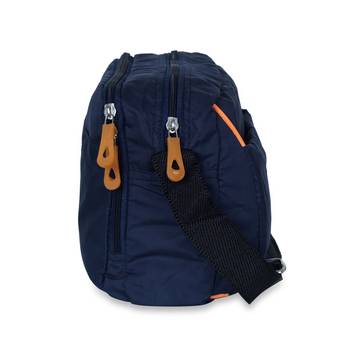 NFI essentials Men's Sling Bag Stylish Cross Body Travel Office Business Messenger Bag for Men Women (Blue) 4