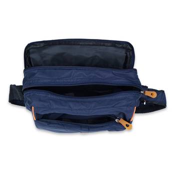 NFI essentials Men's Sling Bag Stylish Cross Body Travel Office Business Messenger Bag for Men Women (Blue) 5