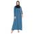 Sky-blue plain kashibo abaya