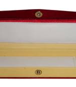 Atorakushon   Satin Maroon Jewellery Necklace Chain box Travelling  Storage Box Wedding Organised for Women pack of 1