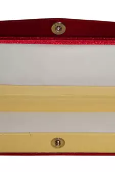 Atorakushon   Satin Maroon Jewellery Necklace Chain box Travelling  Storage Box Wedding Organised for Women pack of 1